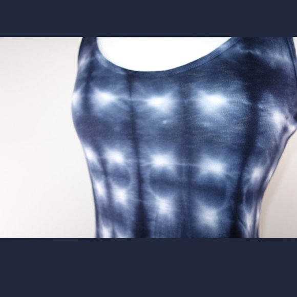 Velvet Blue Tie Dye Dress - size M - Picture 4 of 13